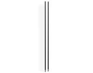 Nástěnný panel Pier System 2ks, black aluminium