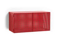 Skříňka Perforated Cabinet Wall Small, wine red