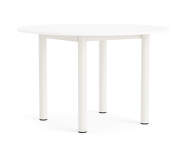 Stůl Annex Round Ø120, cream white/white laminate