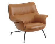 Křeslo Doze Lounge Chair Low, Refine Leather Cognac / anthracite black