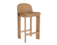 Barová židle Chisel 35 H65, lacquered oak / Grano cognac