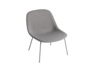 Křeslo Fiber Lounge Chair, tube base, grey