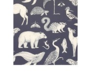 Tapeta Katie Scott Animals, dark blue