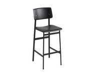 Barová židle Loft 75 cm, black/black