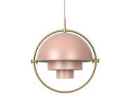 Závěsná lampa Multi-Lite, rose dust/brass