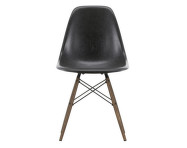 Židle Eames Fiberglass DSW, elephant hide grey/dark maple