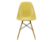 Židle Eames Fiberglass DSW, ochre light/ash