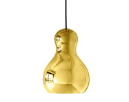 Závěsná lampa Calabash P2, gold chrome