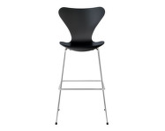 Barová židle Series 7, black ash / chrom