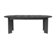 Jídelní stůl Bevel Extendable Ø117 - 217 cm, black oiled oak