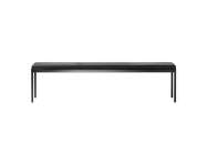 Lavice Mies Bench L180, black/black leather