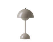 Přenosná lampička Flowerpot VP9, grey beige