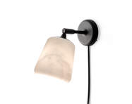 Nástěnná lampa Material Wall Lamp, the black sheep - white marble