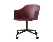Židle Rely HW48 s područkami, bronzed/red brown