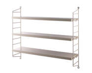 Policový systém String Pocket, beige