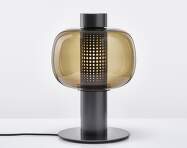 Stolní lampa Bonbori Small PC1164, smoke brown / black matte