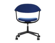 Kancelářská židle Mynt Upholstery s kolečky, electric blue/black