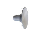 Věšák HiHat Knob Medio 2 ks, brushed steel