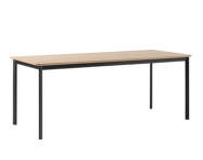 Jídelní stůl Drip HW116, black/lacquered oak