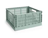 Úložný box Colour Crate Square L, sage green