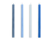 Svíčky Square Candle set 4ks, blues