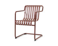 Židle Palissade Cantilever Dining Armchair, iron red
