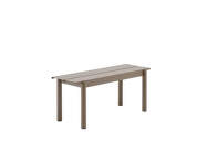Lavice Linear Steel Bench 110 cm, taupe