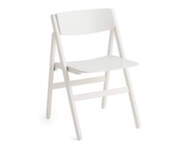 Skládací židle Backflip, cream white lacquered beech