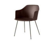 Židle Rely HW33 s područkami, bronzed / burnt umber