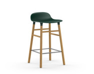Barová židle Form 65 cm, green/oak