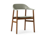 Židle Herit Armchair Smoked Oak, dusty green