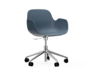 Židle Form Armchair Swivel 5W Gaslift Alu, blue