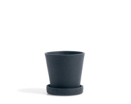 Květináč s miskou Flowerpot S, dark blue