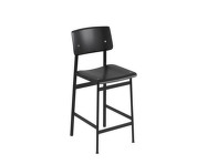 Barová židle Loft 65 cm, black/black