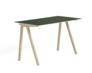 Stůl Copenhague CPH 90, water-based lacquered oak/green linoleum