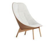 Křeslo Uchiwa Quilt, lacquered solid oak, Mode 009/Sense Nougat