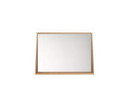 Nástěnné zrcadlo Qualitime 90 cm, oak