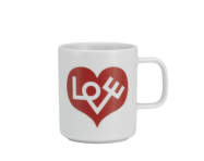 Hrnek Love Heart, red, 0,3L