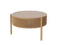 Konferenční stolek Story Ø83, oiled oak