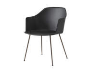 Židle Rely HW33 s područkami, bronzed/black