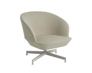 Křeslo Oslo swivel base, Vidar 146/grey