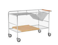 Vozík Alima Trolley NDS1, Chrome/Lacquered Oak