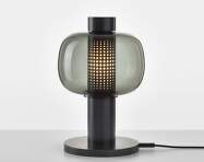 Stolní lampa Bonbori Small PC1164, smoke grey / black matte