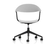 Kancelářská židle Mynt Plastic s kolečky, grey/black