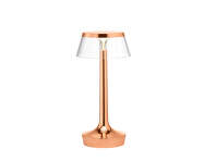 Přenosná lampa Bon Jour Unplugged, copper/transparent