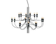 Lustr 2097/18 Clear Bulbs, chrome