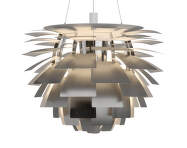 Závěsné svítidlo PH Artichoke Ø84, stainless steel