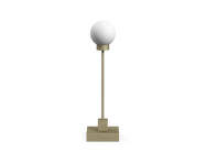 Přenosná stolní lampa Snowball, grey beige