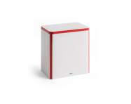 Plechová dóza Tin Container Large, off-white and red