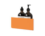 Rohová koupelnová polička Bath Shelf Corner, orange